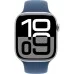 Смарт-годинник Apple Watch Series 10 GPS 46mm Silver Aluminium Case with Denim Sport Band - M/L (MWWM3QH/A)