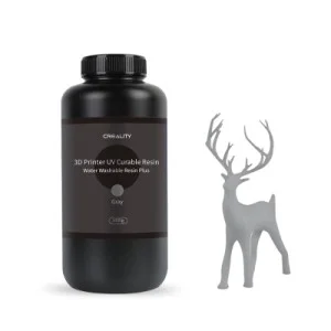 Фотополимерная смола Creality Resin, Water Washable Plus 1кг, gray (3302010041)