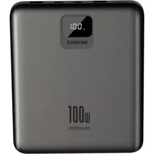 Батарея универсальная Canyon PB-2008 20000mAh PD/100W Q.C/3.0 (CNE-CPB2008DG)