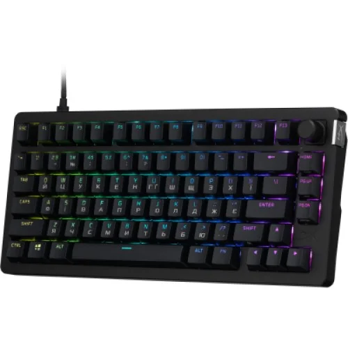 Клавиатура HyperX Alloy Rise 75 PBT HX Red USB UA Black (7G7A4AA)