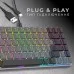 Клавіатура GamePro MK141R Red Swich Low Profile RGB USB Dark Gray (MK141R)