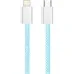 Дата кабель USB-C to Lightning 1.0m 27W blue ColorWay (CW-CBPDCL061-BL)