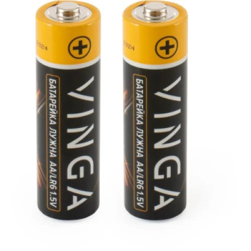 Батарейка AA LR6 Alkaline 2pcs Blister Vinga (VJABAA2)