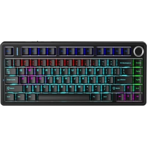 Клавиатура Aula F75 keycap KRGD Blue USB UA Black (6948391202846)