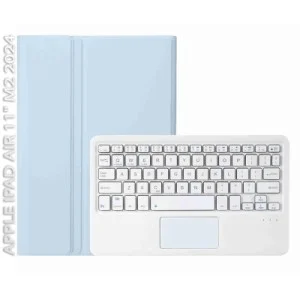 Чохол до планшета BeCover Keyboard+TouchPad Apple iPad Air 11" M2/M3 (2024/2025) Light Blue (712598)