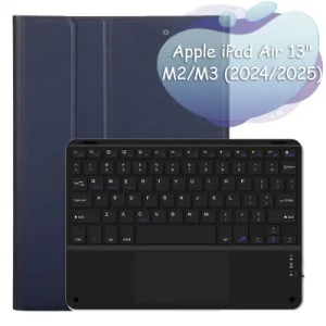 Чохол до планшета BeCover Keyboard+TouchPad Apple iPad Air 13" M2/M3 (2024/2025) Deep Blue (712602)