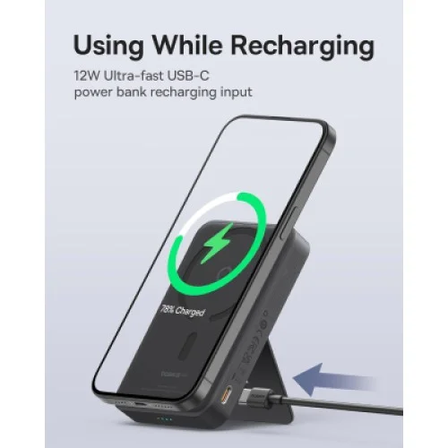 Батарея універсальна Baseus MagPro 5000mAh 20W, Black (PPCXZ05) (P10064100122-00)