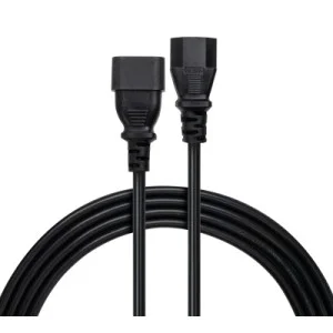 Кабель живлення C13 to C14 1.8m 0.75mm2 copper Vinga (VYPCC13141875CU)