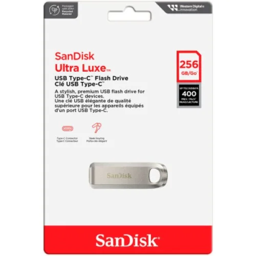 USB флеш накопичувач SanDisk 256GB Ultra Luxe Type-C USB 3.2 (SDCZ75-256G-G46)