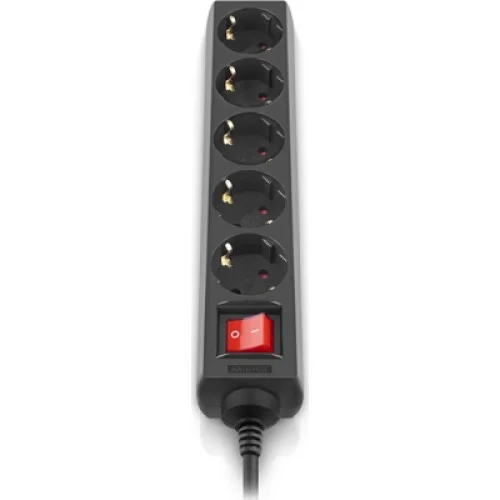 Сетевой фильтр питания REAL-EL RS-PROTECT M 10m, black (EL122300037)