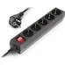 Сетевой фильтр питания REAL-EL RS-PROTECT M 10m, black (EL122300037)