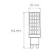 Лампочка Eurolamp LED G9 6W 600Lm 4000K (LED-G9-0640(220))