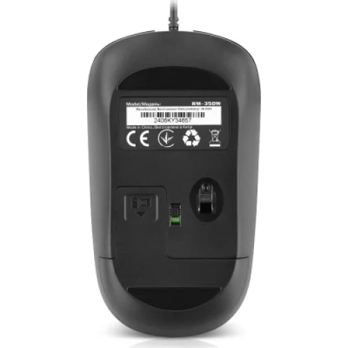 Мишка REAL-EL RM-222 USB Black/Gray (EL123200040)