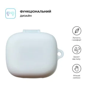 Чехол для наушников Armorstandart Hang Case для OPPO Enco X3i White (ARM80045)