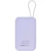 Батарея універсальна Canyon 10000mAh OnPower 101 PD/22.5W built-in cable Purple (CNS-CPB101PU)