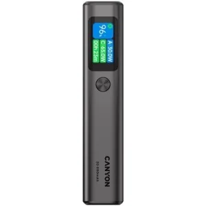 Батарея универсальная Canyon 20000mAh OnPower 230 TFT PD/130W Dark Grey (CNS-CPB230DG)