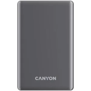 Батарея универсальная Canyon 5000mAh OnPower 505 slim Magsafe PD/20W Dark Grey (CNS-CPB505DG)
