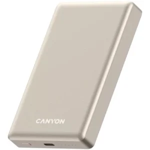 Батарея универсальная Canyon 10000mAh OnPower 510 slim Magsafe PD/20W Beige (CNS-CPB510BE)