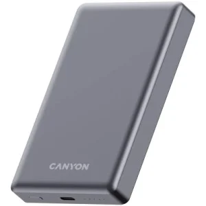 Батарея универсальная Canyon 10000mAh OnPower 510 slim Magsafe PD/20W Dark Grey (CNS-CPB510DG)