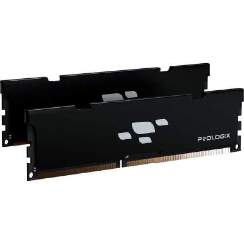 Модуль пам'яті для комп'ютера DDR5 32GB (2x16GB) 5200 MHz Black Prologix (PRO32GB5200B5K)