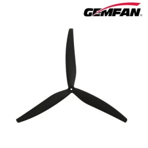 Пропеллер для дрона Gemfan 1507 Glass Fiber Nylon 3 Blade 1CW/1CCW- Black (PMGN1507-3B)