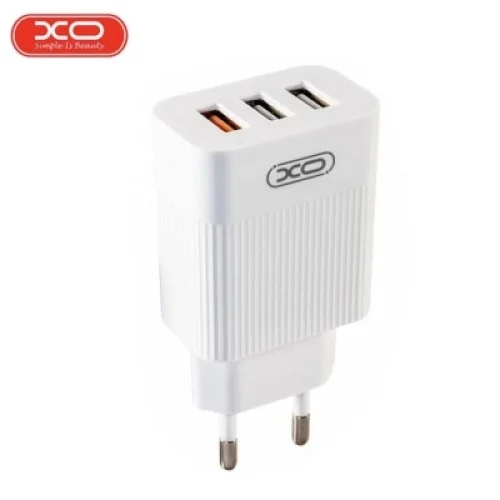 Зарядний пристрій XO L72 QC3.0 3USB +micro (XO-L72-MCR)