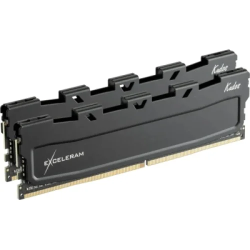 Модуль памяти для компьютера DDR5 32GB (2x16GB) 6200 MHz Black Kudos eXceleram (EK50320623238CD)