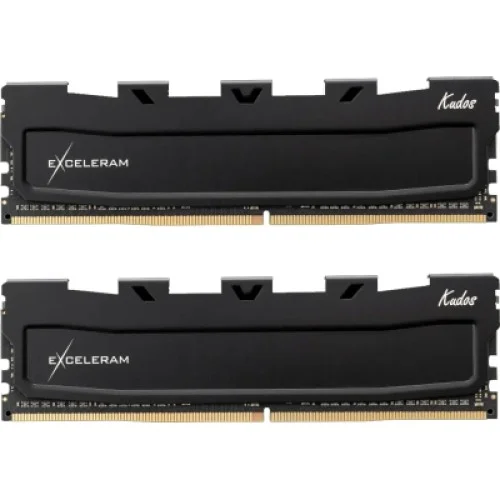 Модуль памяти для компьютера DDR5 32GB (2x16GB) 6200 MHz Black Kudos eXceleram (EK50320623238CD)