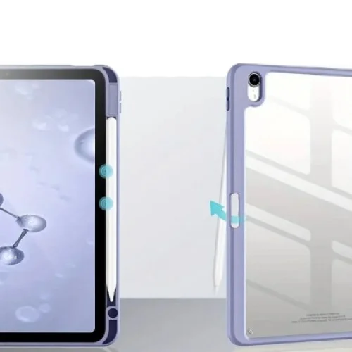 Чохол до планшета BeCover Soft Edge TPU Apple Pencil Apple iPad Air (4/5) 2020/2022 10.9" Purple (711701)
