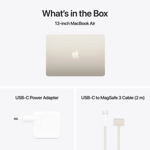 Ноутбук Apple MacBook Air 13 M4 A3240 Starlight (MW0Y3UA/A)