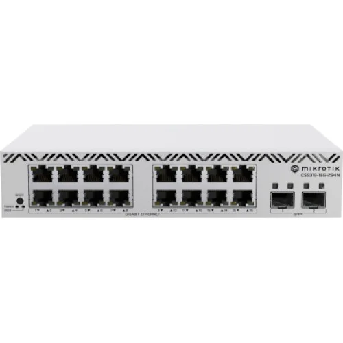 Комутатор мережевий Mikrotik CSS318-16G-2S+IN