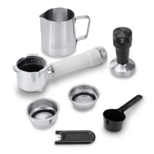 Ріжкова кавоварка еспресо DeLonghi EC 890.WI