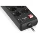 Мережевий фільтр живлення REAL-EL RS-PROTECT 805 3m, black (EL122300043)