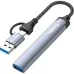 Концентратор ColorWay USB-A/USB-C 4-in-1 USB2.0х2/USB3.0/USB-C2.0 (CW-HUB06)