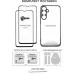 Чохол до мобільного телефона Dengos Kit Samsung Galaxy A36 5G Soft + glass (Black) (DG-KM-140)