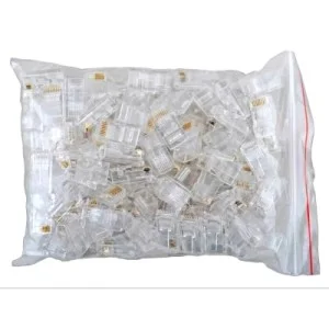 Коннектор RJ45 cat.6 UTP 8P8C, 100шт/пак Kingda (KD-PG8016-C6/100)
