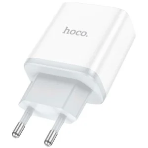 Зарядний пристрій HOCO C105A Stage 1xUSB-C PD20W + 1xUSB QC3.0 White (6931474782946)