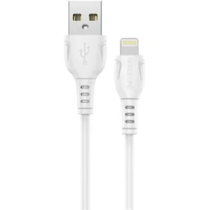 Дата кабель USB 2.0 AM to Lightning 1.0m 2.4A PVC BX51 white BOROFONE (6931474743909)