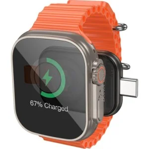 Зарядний пристрій BOROFONE BQ25A Wireless charger for iWatch metal Gray (6941991115127)