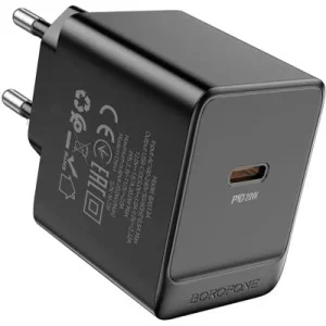 Зарядний пристрій BOROFONE BAS13A Erudite USB-C PD20W Black (6941991104855)