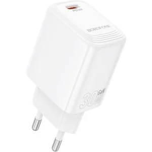 Зарядний пристрій BOROFONE BN28 Fuente USB-C PD30W White (6941991120299)