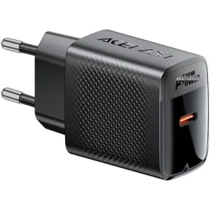 Зарядний пристрій Acefast A102 USB-C PD30W GaN Black (6974316283287)