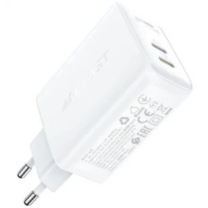 Зарядний пристрій Acefast A29 USB-C PD50W GaN White (6974316281450)