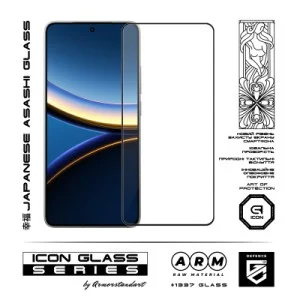 Скло захисне Armorstandart Icon Xiaomi Poco F7 Pro Black (ARM80410)