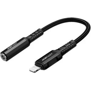 Перехідник Lightning to 3.5mm F C1-05 black Acefast (6974316280569)