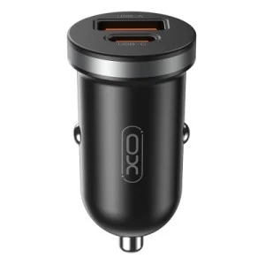 Зарядное устройство XO CC56 USB-C PD30W + USB-A Black (CC56_Black)