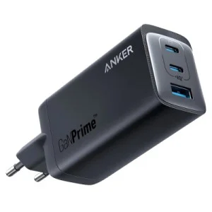 Зарядное устройство Anker PowerPort 737 GaNPrime 120W 2xUSB-C PD + 1xUSB-A PIQ PPS/DPDS Black (A2148313)