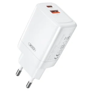 Зарядное устройство XO CE16 67.5W USB-C PD45W + USB-A QC 22.5W White (CE16_White)