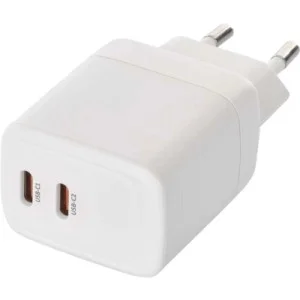 Зарядний пристрій EMOS V03G35 2xUSB-C 15W GaN (V03G35)