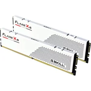 Модуль пам'яті для комп'ютера DDR5 32GB (2x16GB) 6400 MHz Flare X5 Matte White G.Skill (F5-6400J3240G16GX2-FX5W)